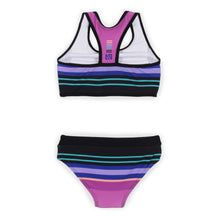 Load image into Gallery viewer, Nano Stripe Two Piece Swimsuit
