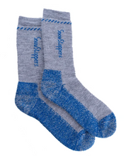 Load image into Gallery viewer, Alpaca Wool Socks Grey Blue
