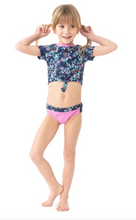 Load image into Gallery viewer, Nano Girls Tropical Two Piece Rashguard Swimsuit

