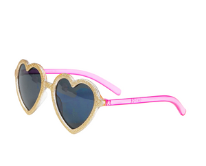 Rockahula Glitter Heart Sunglasses