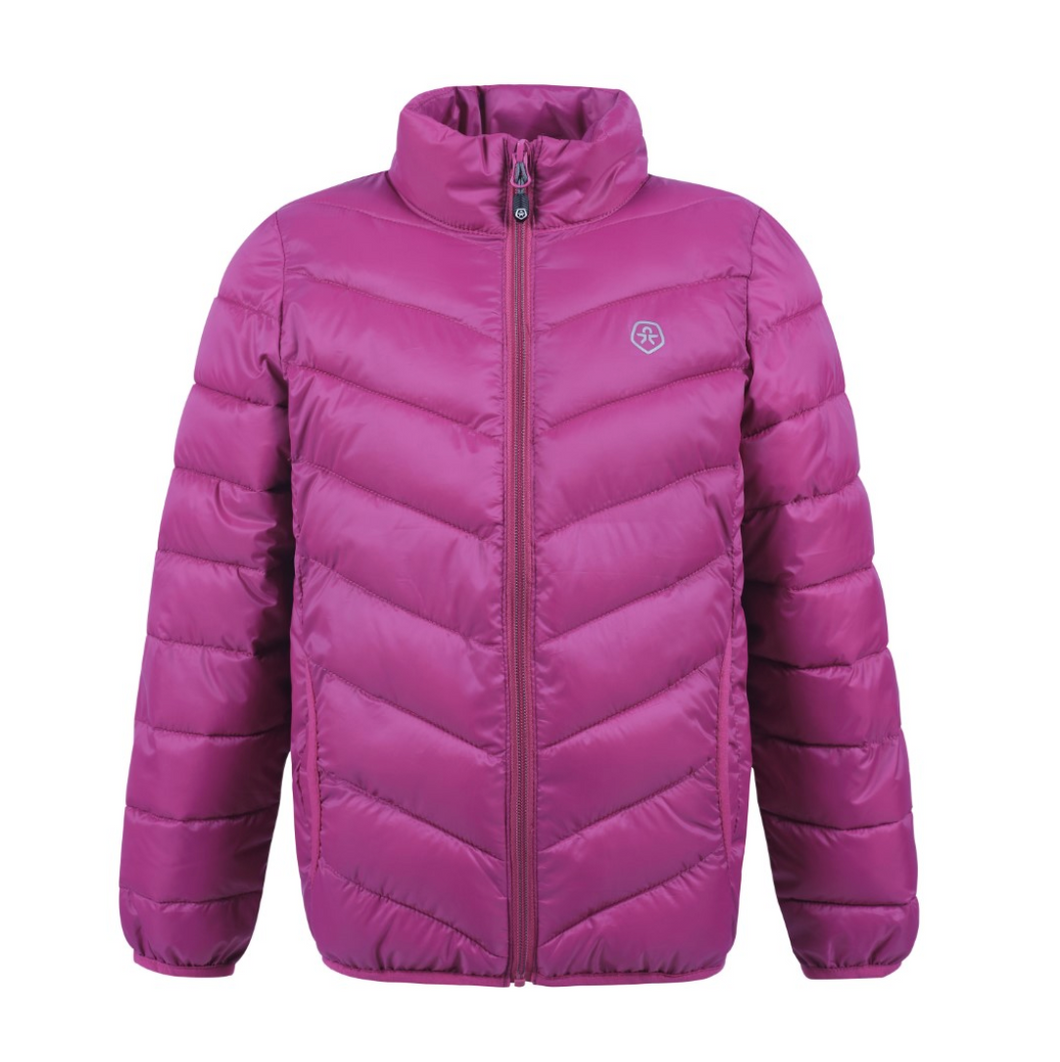 Color Kids Quilted Packable Jacket Festive Fuchsia