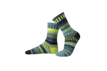 Load image into Gallery viewer, Solmate Adult Recycled Cotton Blend Sox Lemongrass
