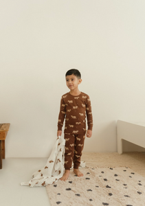Petit Lem Cub Print Kids Pyjamas