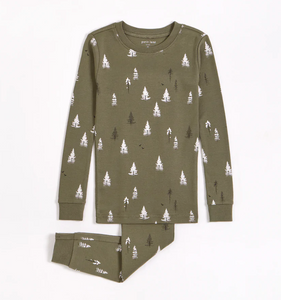 Petit Lem Conifer Print Pyjamas