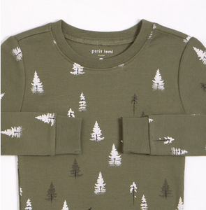 Petit Lem Conifer Print Pyjamas