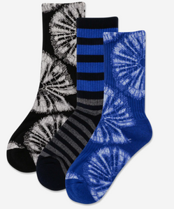 Hot Sox Knit Radial Tie Dye 3-Pack