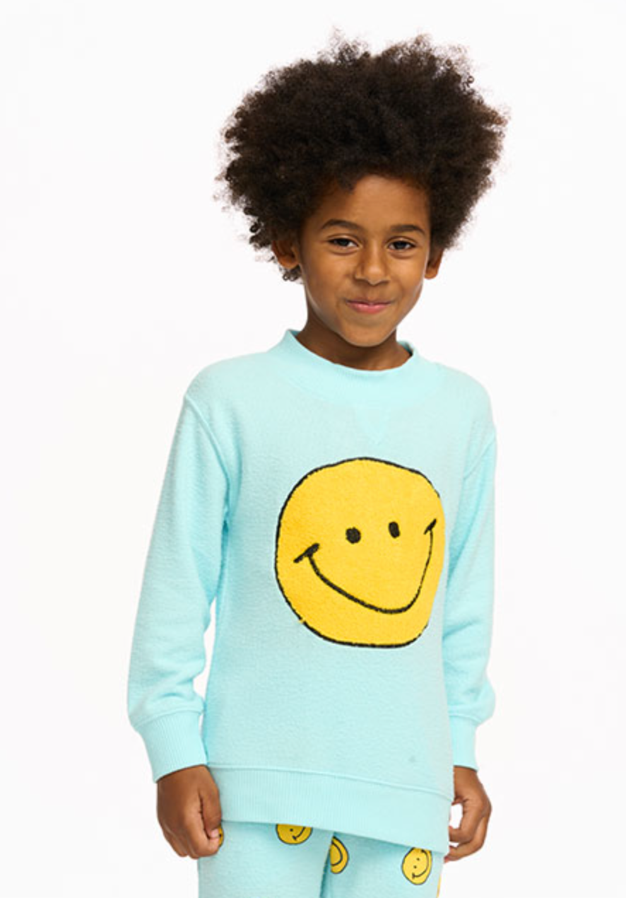 Chaser Brand Smiley Toby Pullover