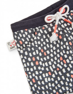 Boboli Print Cotton Jersey Shorts