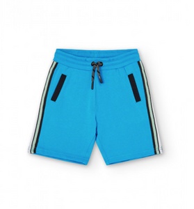 Boboli Race Stripe Bermuda Shorts