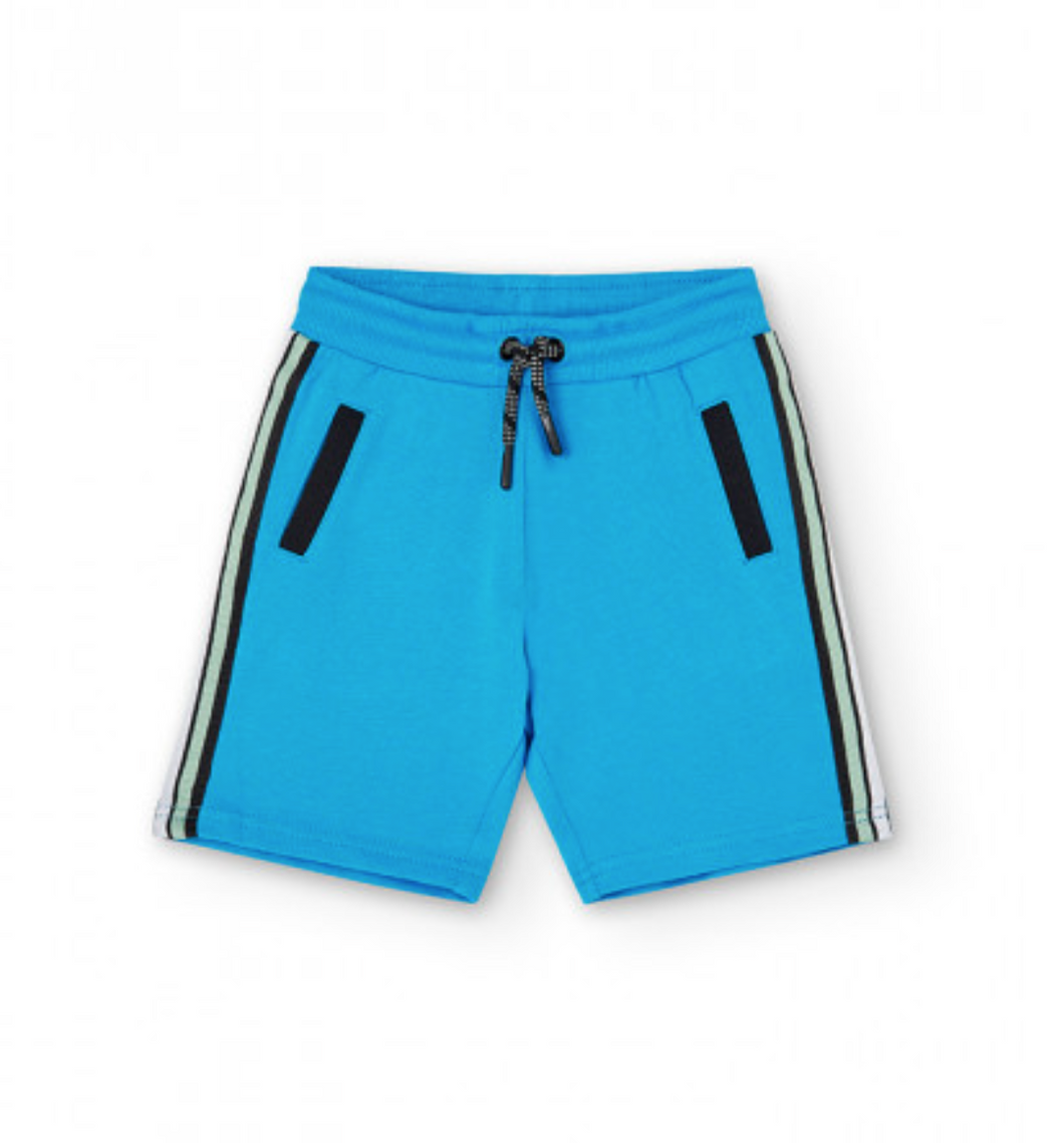 Boboli Race Stripe Bermuda Shorts