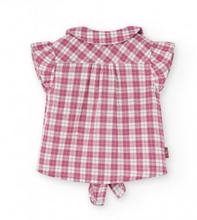 Load image into Gallery viewer, Boboli Cherry Check Blouse
