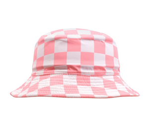 Headster Check Yourself Reversible Bucket Hat Peaches