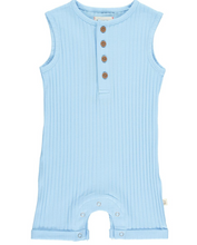 Load image into Gallery viewer, Me and Henry Rib Henley Shortie Playsuit
