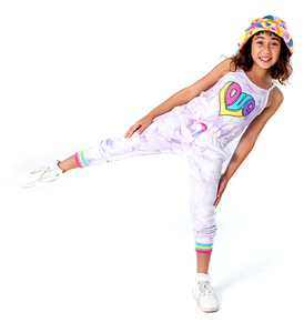 Appaman Sydney Tie Dye Jumpsuit Lavender