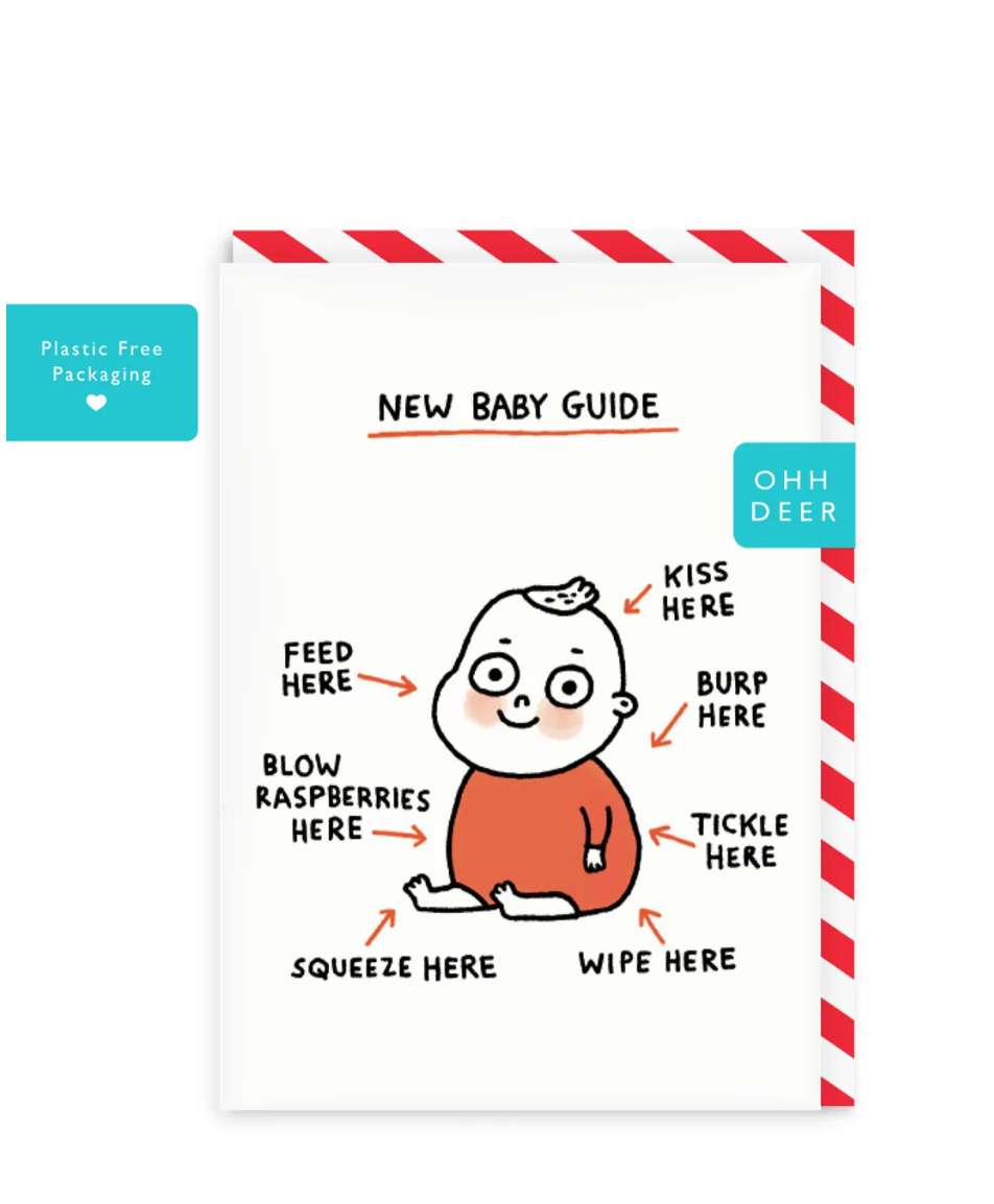 New Baby Guide Baby Card