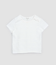 Load image into Gallery viewer, Miles the Label Frill Tee Off White
