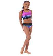 Load image into Gallery viewer, Nano Stripe Two Piece Swimsuit
