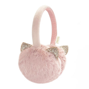 Rockahula Cleo Cat Ear Muffs Pink
