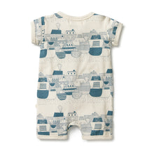 Load image into Gallery viewer, Wilson and Frenchy Little Tugboat Shortie Playsuit
