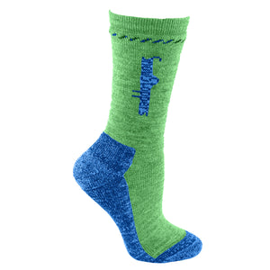 Alpaca Wool Socks Green/Blue