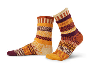 Solmate Adult Recycled Cotton Blend Sox Pumpkin Pie
