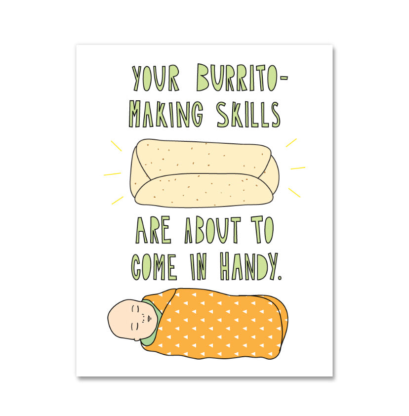 Burrito Baby Card
