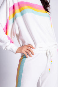 PJ Salvage Love Makes The World Stripe Hoody and Pant