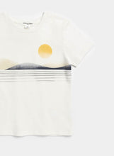 Load image into Gallery viewer, Miles the Label Retro Sunrise Tee Off White
