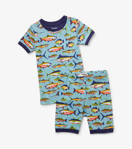 Hatley Lots of Fish Summer Pyjamas
